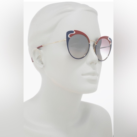 Miu Miu Accessories - 💯- New Authentic Miu Miu MU 57TS HB5GR0* 3N Metal Women Noir sunglasses